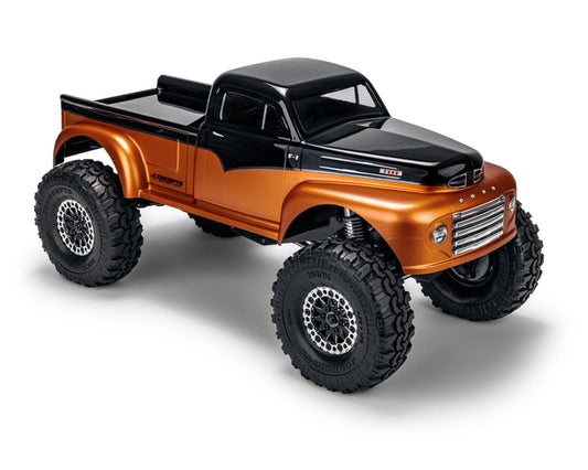 JCO0668   JConcepts 1950 Ford® F-1 Grandpa 1/10 Rock Crawler Body (Clear) (12.3")