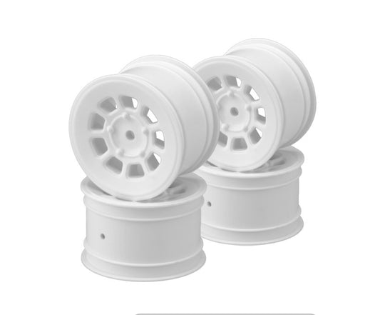 JCO3398W	J Concepts 9 Shot 2.2" Rear Wheel, White, Fits B7, B6.4, B74.2, YZ2, YZ4, XB2, XB4, LD3, 4pcs   | The RC Shop at Dr Dans