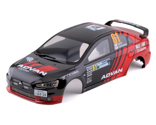 KLR-48002    Killerbody Mitsubishi Lancer Evolution X Pre-Painted 1/10 Rally Body (Advan)