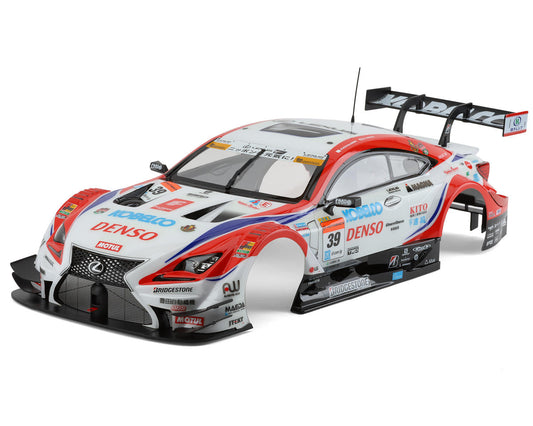 KLR-48660 Killerbody Denso Kobelco Sard RC F Pre-Painted 1/10 Touring Car Body (White/Red)