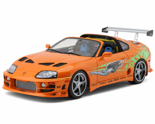 Kyosho Original 1/18 Toyota Supra Fast & Furious Orange Die-Cast Model – KYO08975FF