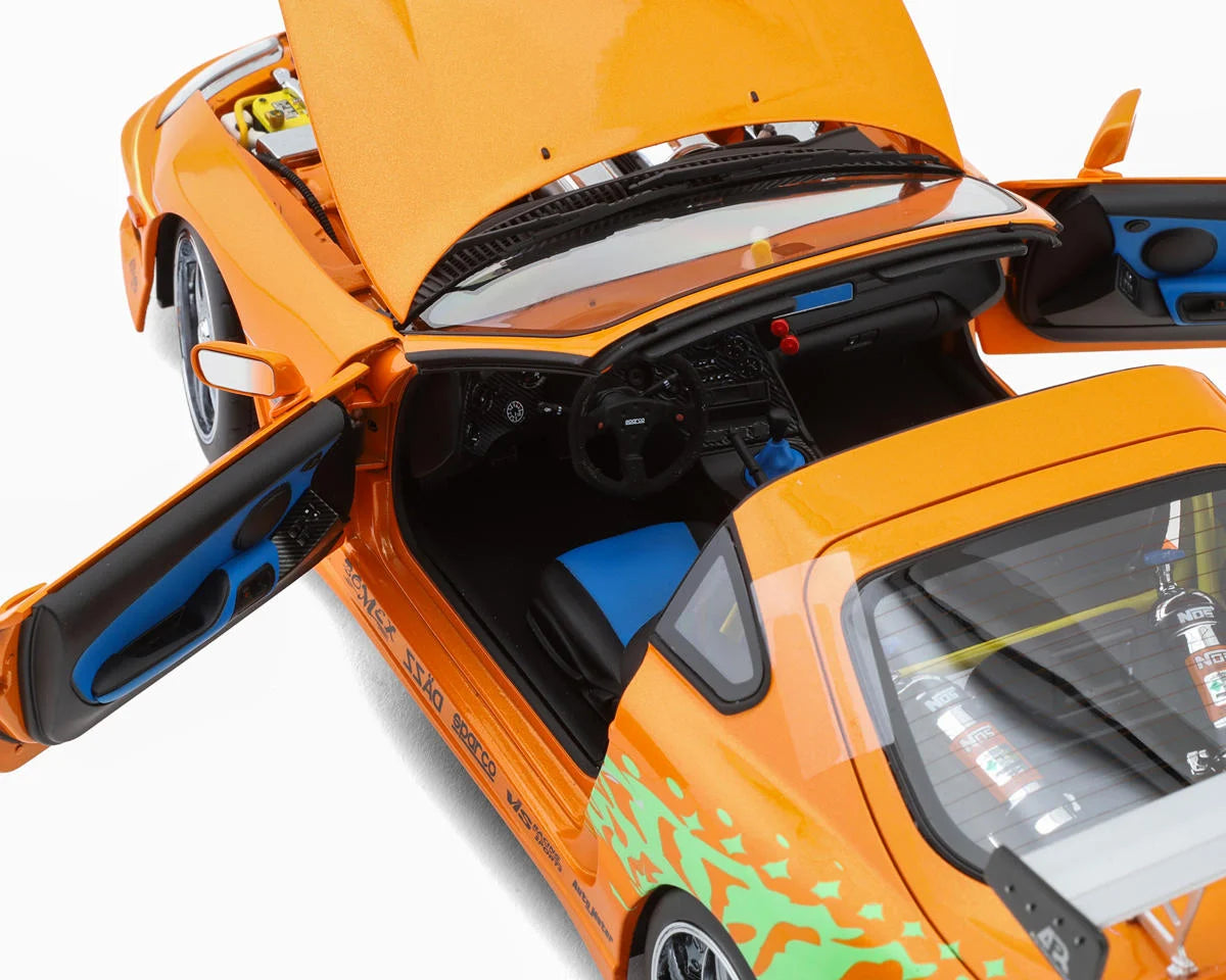 Kyosho Original 1/18 Toyota Supra Fast & Furious Orange Die-Cast Model – KYO08975FF