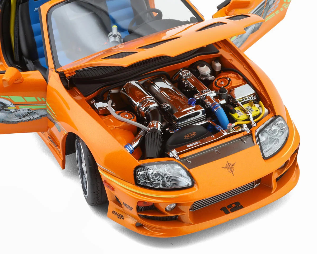 Kyosho Original 1/18 Toyota Supra Fast & Furious Orange Die-Cast Model – KYO08975FF
