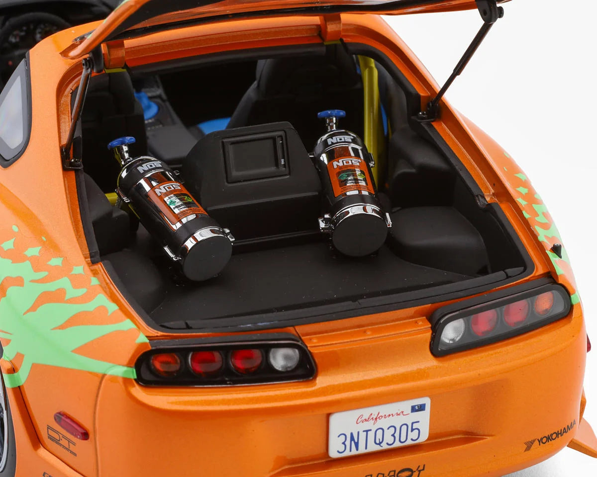 Kyosho Original 1/18 Toyota Supra Fast & Furious Orange Die-Cast Model – KYO08975FF