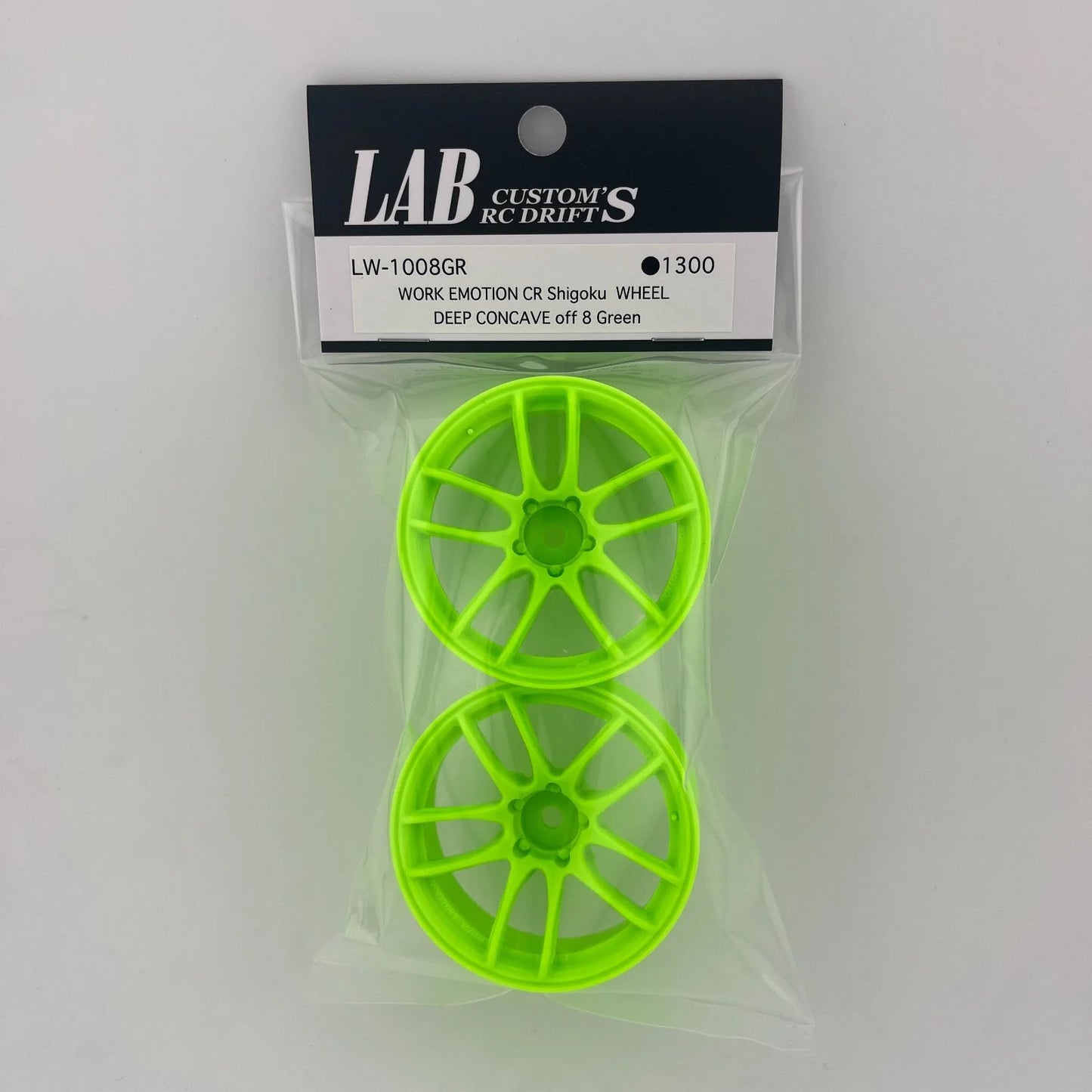 LW-1006GR   1-10 WORK EMOTION CR SHIGOKU GREEN RIMS    | The RC Shop at Dr Dans