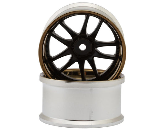 LWH-LW-0608CBRA    LAB Work Emotion CR3P 1/10 Drift Wheels (Matte Carbon/Bronze) (2) (8mm Offset) w/12mm Hex