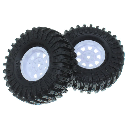 RER22343 Pre-Mounted MT-9 Mud Terrain 1.9 Crawler Tires(1pr)