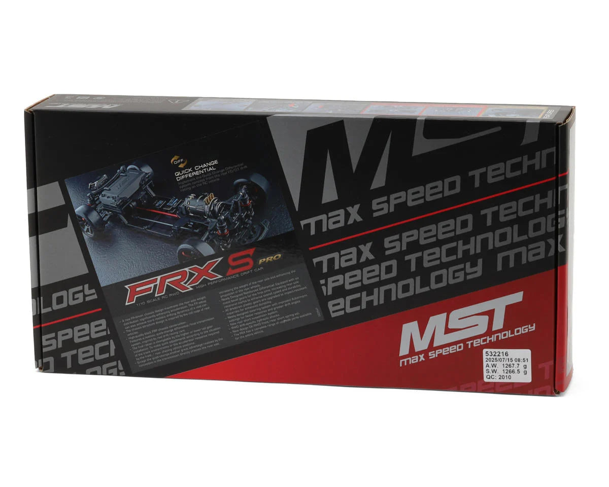 MXS-532216   MST FRX S PRO 1/10 2WD High Performance Drift Car Kit   | The RC Shop at Dr Dans