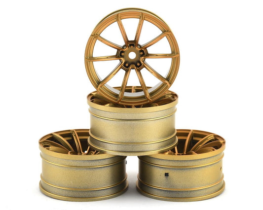 832068GD MST GTR Wheel Set (Gold) (4) (9mm Offset)