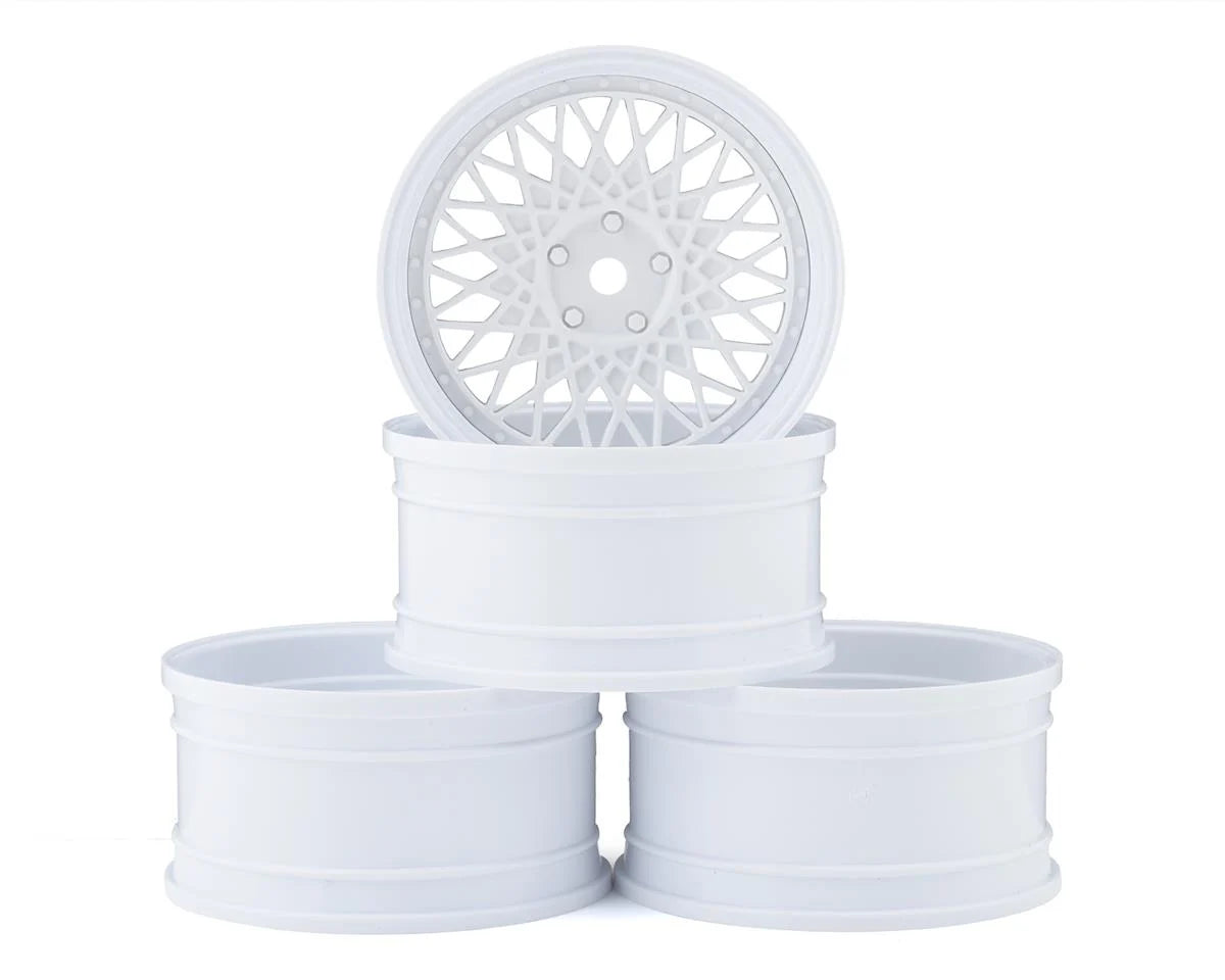 MXS-832103W MST 501 Wheel Set (White) (4) (Offset Changeable) w/12mm Hex