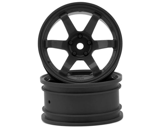 MXS-832302GR    MST TE37 1/10 High Traction Drift Wheels (Gunmetal Grey) (2) (7mm Offset) w/Mounting Foam  |THE RC SHOP