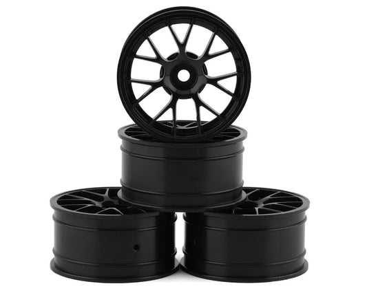 MXS-832551BK   MST M Black RE Touring Car Wheels (24.5mm) (4) (1mm Offset)   |THE RC SHOP