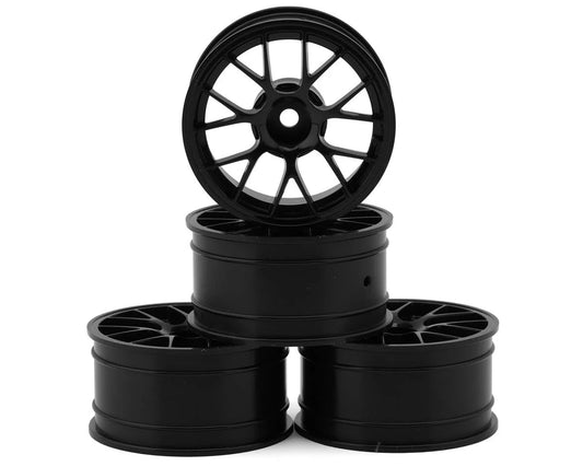 MXS-832552BK   MST M Black RE Touring Car Wheels (24.5mm) (4) (5mm Offset)  |THE RC SHOP