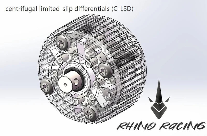 ALUMINUM C-LSD "Centrifugal" CLSD Differential Assembly Unit (RDX YD RD SD MD) Rhino Racing RR-600 - THE RC SHOP AT DRDANS