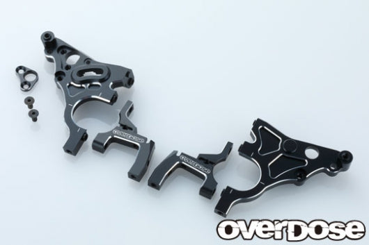 OVERDOSE GALM Multi-Purpose Aluminum Rear Bulkhead (Black / Purple / Red)