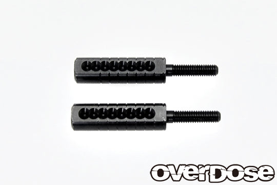 OVERDOSE Adjuster Shaft for Adjustable Aluminum Front Suspension Arm Type-3 (2pcs) – OD3741
