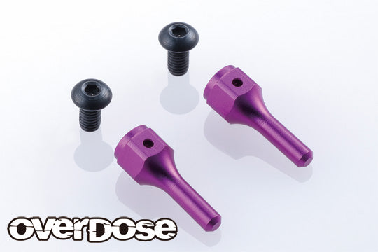 OD3896 OVERDOSE Knuckle Stopper (For OD3890/2pcs/purple) - THE RC SHOP AT DRDANS