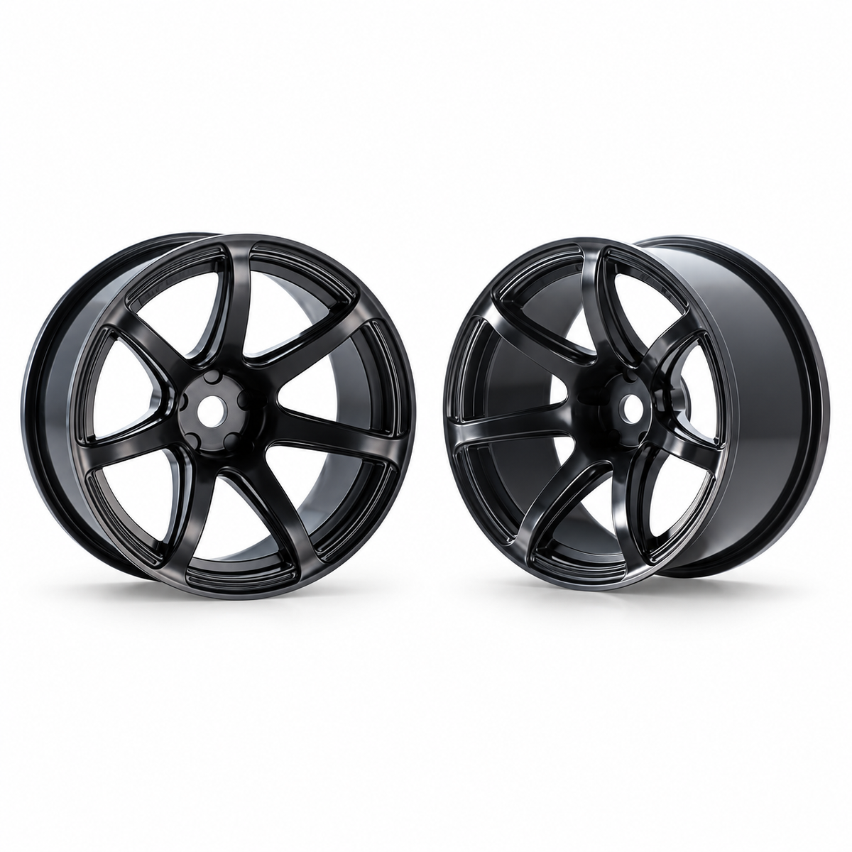 OVERDOSE WORK EMOTION T7R Drift Wheel – Black +7 Offset | OD4083