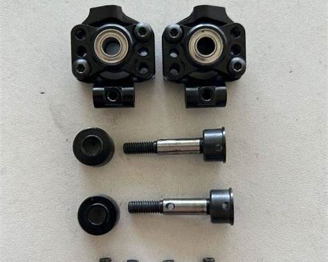 OVERDOSE OD2279B Adjustable Aluminum Rear Upright Black for GALM and Yokomo YD Series