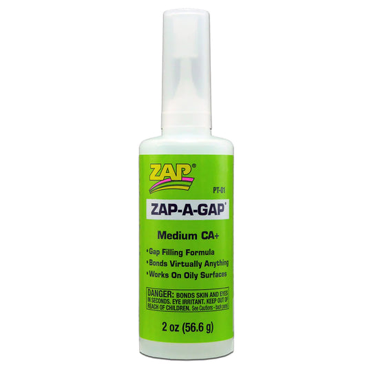 PAAPT-01	ZAP Glue Zap-A-Gap CA+ Glue 2oz