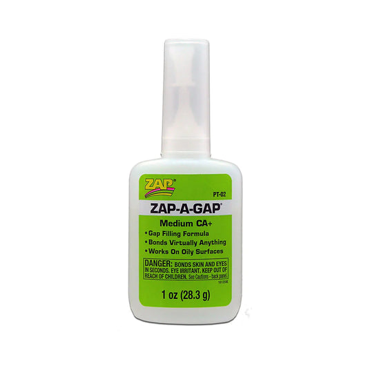 zappt-02 ZAP A Gap CA+ Glue, 1 oz | The Rc Shop