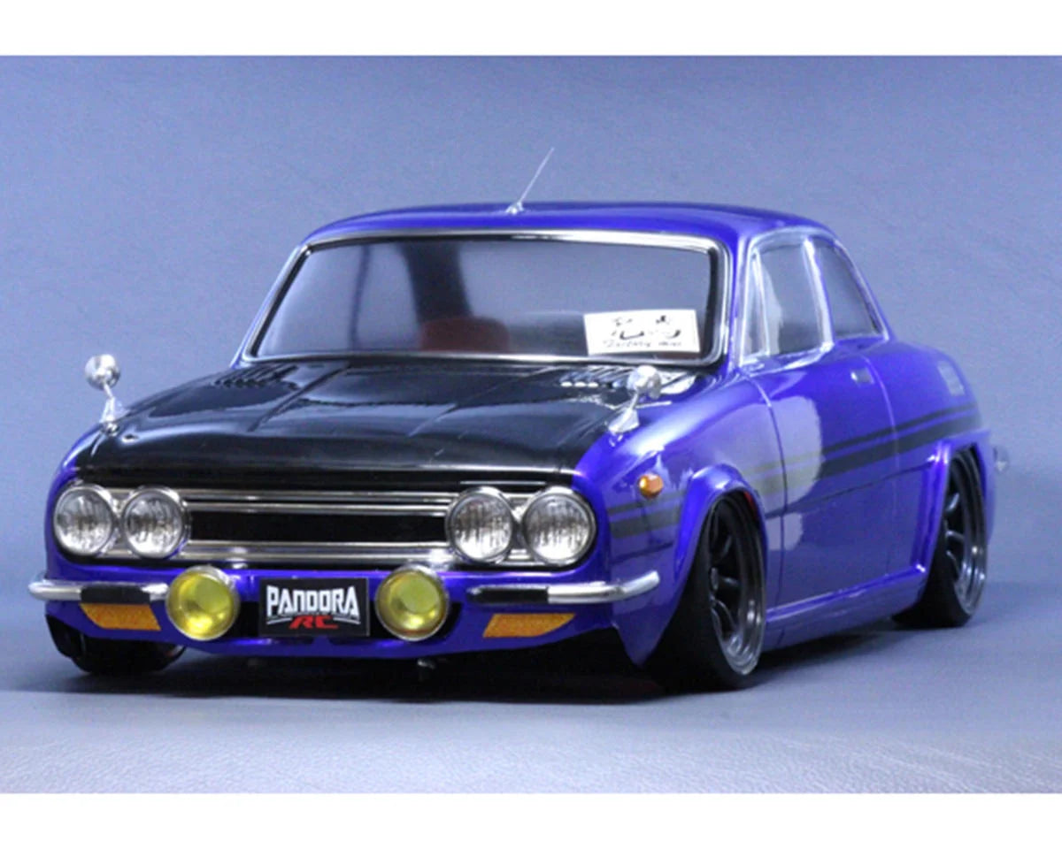 PAB-3143   Pandora RC 1/10 Isuzu Bellett Drift Body Set (Clear) (257-260mm) | The Rc Shop