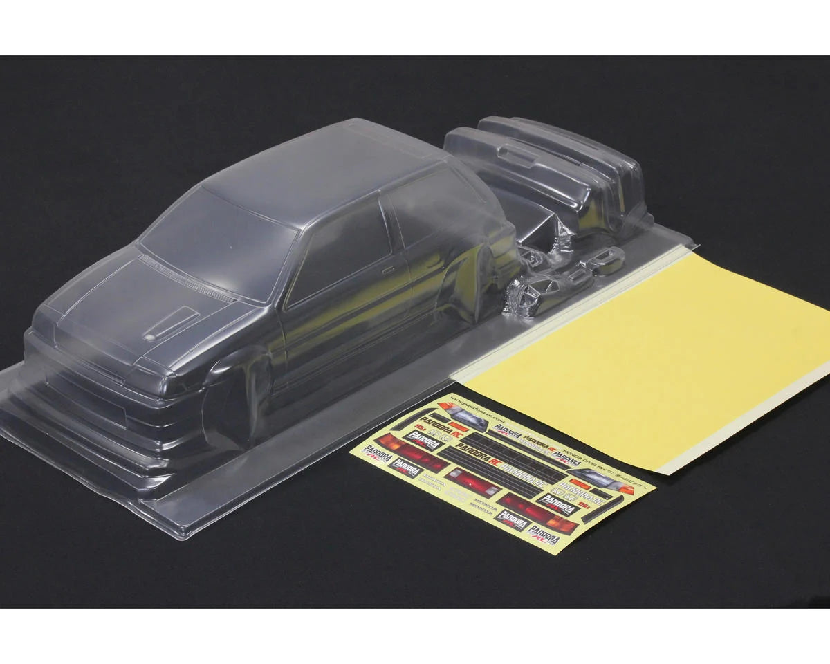 Pandora RC 1/10 Honda Civic Si “Wonder Civic” Drift Body Set (Clear) (257-260mm) | The Rc Shop At DrDans