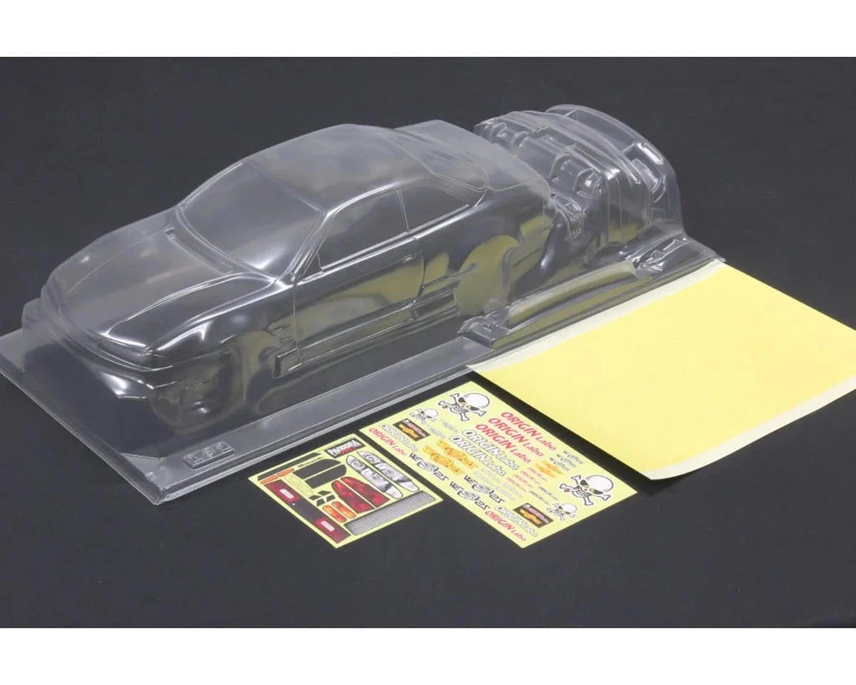 PAB-3192   Pandora RC 1/10 Nissan Silvia S14 Early Model "ORIGIN Labo." Drift Body Set (Clear) (257-260mm) The Rc shop