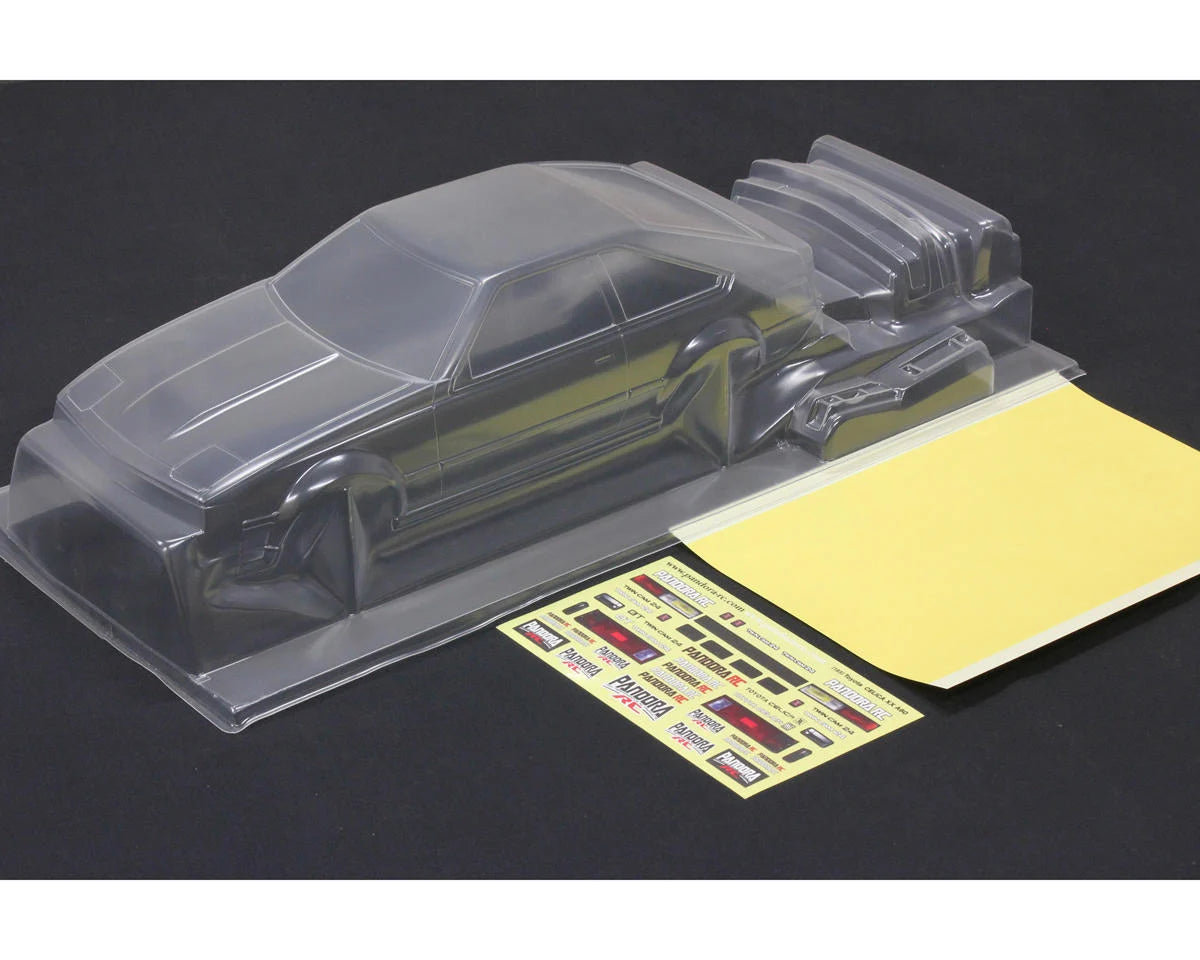 PAB-3193   Pandora RC 1/10 Toyota Celica XX A60 Drift Body Set (Clear) (257-260mm) | THE RC SHOP