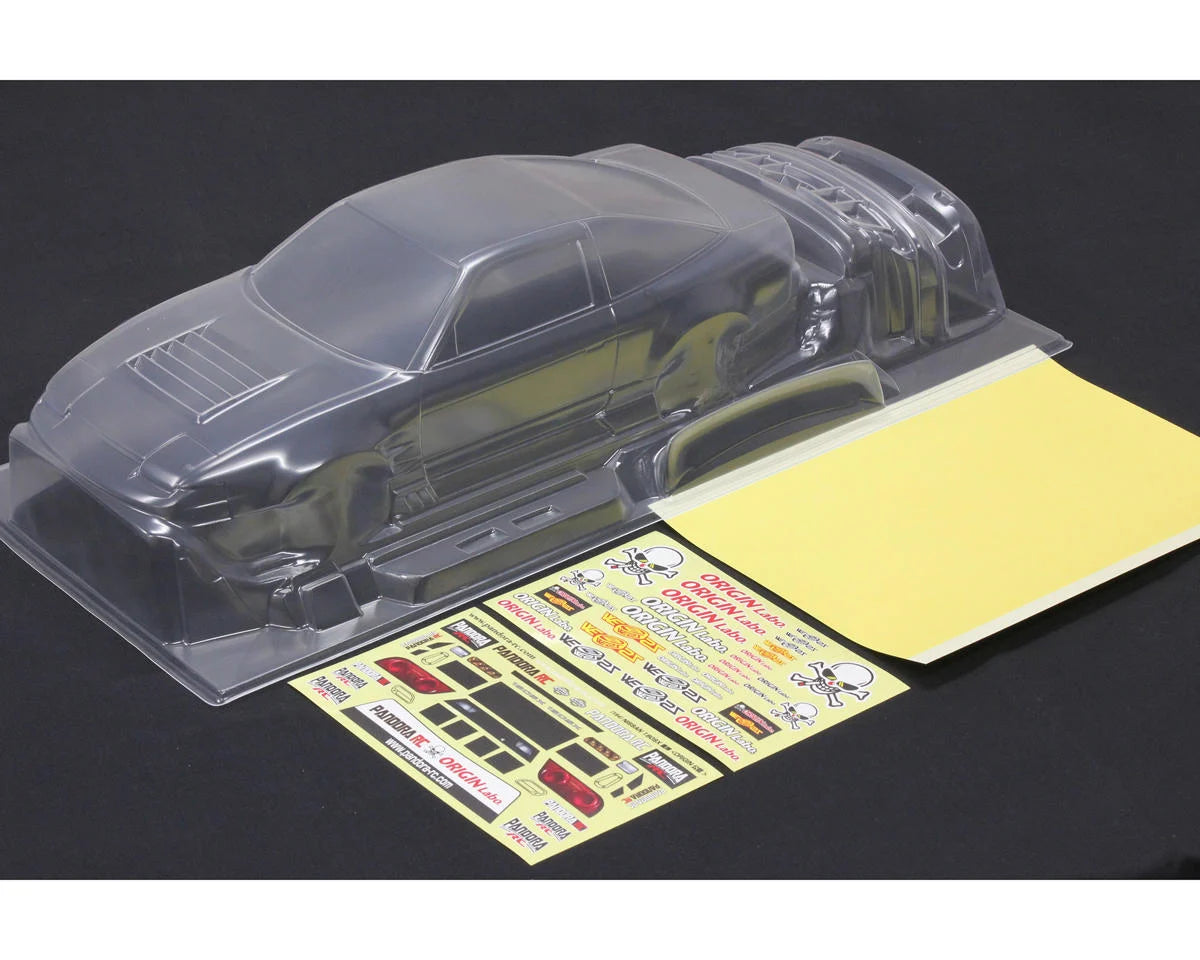 PAB-3194  Pandora RC 1/10 Nissan RPS13 180SX ORIGIN Labo. Fujin (Wind God) (Clear) (257-260mm) |THE RC SHOP