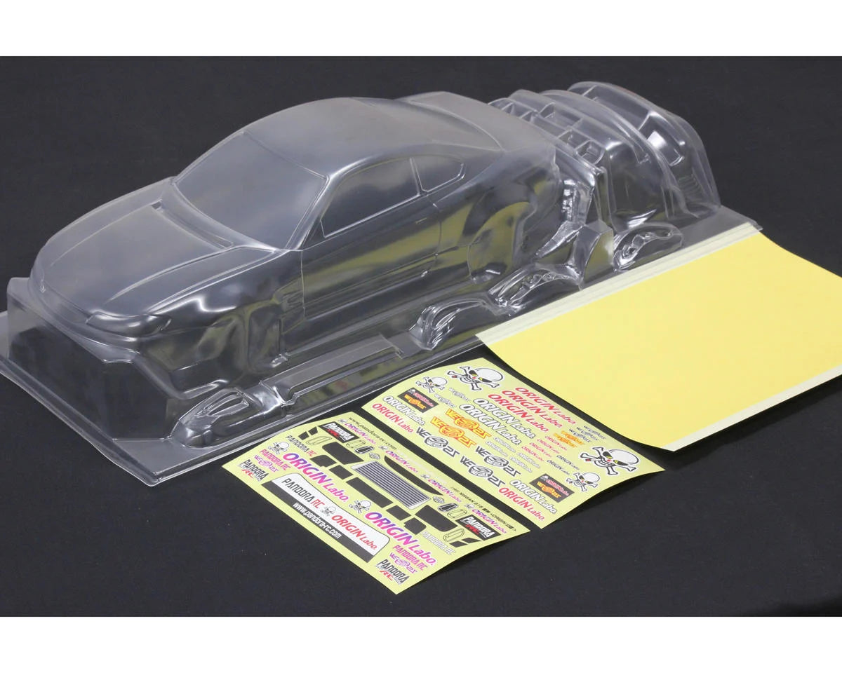 Pandora RC 1/10 Nissan Silvia S15 ORIGIN Labo Raijin Drift Body Set (Clear) (257-260mm) | The Rc Shop