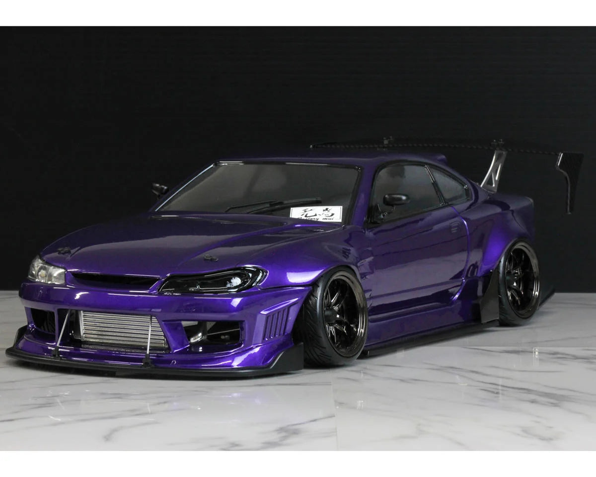 Pandora RC 1/10 Nissan Silvia S15 ORIGIN Labo Raijin Drift Body Set (Clear) (257-260mm) | The Rc Shop