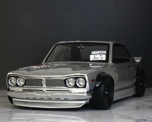 PAB-3203   Pandora RC 1/10 Nissan Skyline KPGC10 HT 2000GT-R "Hakosuka" Drift Body Set (Clear) (257-260mm)    | The RC Shop at Dr Dans
