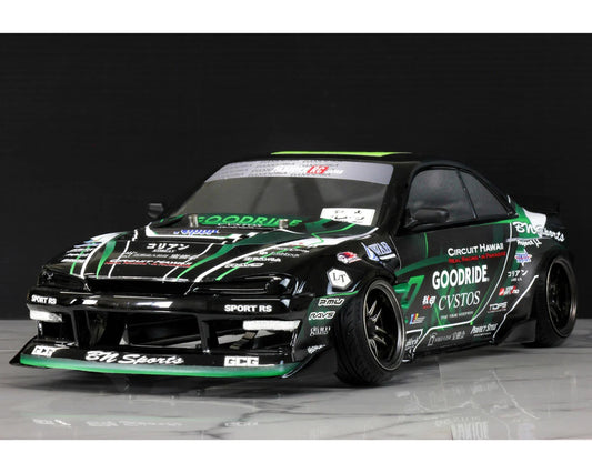PAB-3209   Pandora RC 1/10 Nissan Silvia S14 Late Model BN Sports Drift Body Set (Clear) (257-260mm)| THE RC SHOP