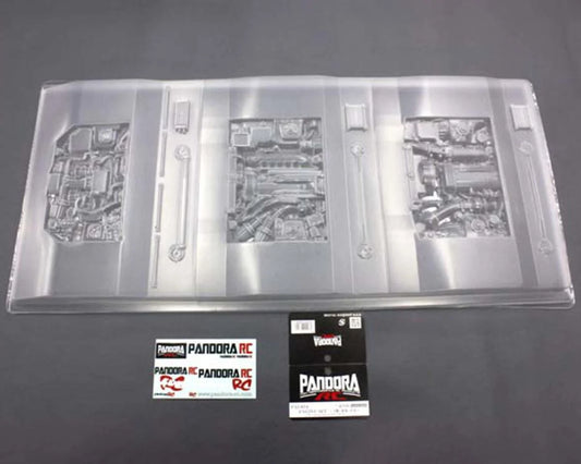 PABPAI-801   Pandora RC 1/10 Scale Lexan Engine Bay (SR/RB/FA) (Miniature Scale Drift Accessory)   | The RC Shop at Dr Dans