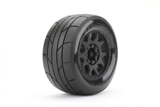 PHB1804CBMSGB  1/8 MT 3.8 Super Sonic Belted Mounted Tires w/ Removable Hex Wheels Powerhobby 1/8 MT 3.8 Super Sonic Belted Mounted Tires w Removable Hex Wheels (2)