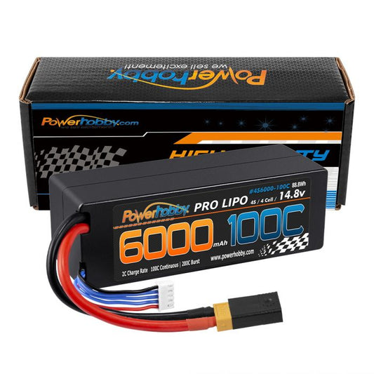 PHB4S6000100CXT60APT 4S 14.8V 6000mAh 100C LiPo Battery, with XT60