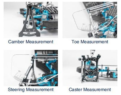 PHB5099	Power Hobby Camber / Toe / Steering / Caster Measurement Setup Tool System 1/10