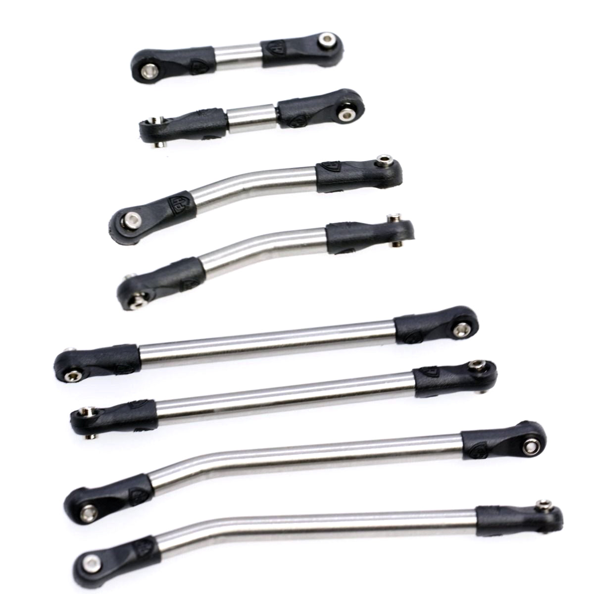 PHB5643	Power Hobby 8pc Stainless Steel High Clearance Links Set, Axial SCX24 90081 / Betty