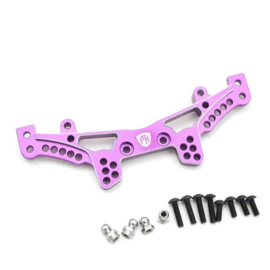 PHB6605PURPLE     Aluminum Rear Damper Stay, Purple, for MST RMX 2.5