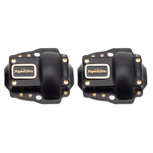 PHB6708	Power Hobby Brass Front + Rear Diff Covers for 1/18 Redcat Ascent-18