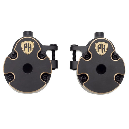 PHB6711	Power Hobby Brass Front Axle Portal Knuckle + Gear Cover, for Redcat Ascent-18