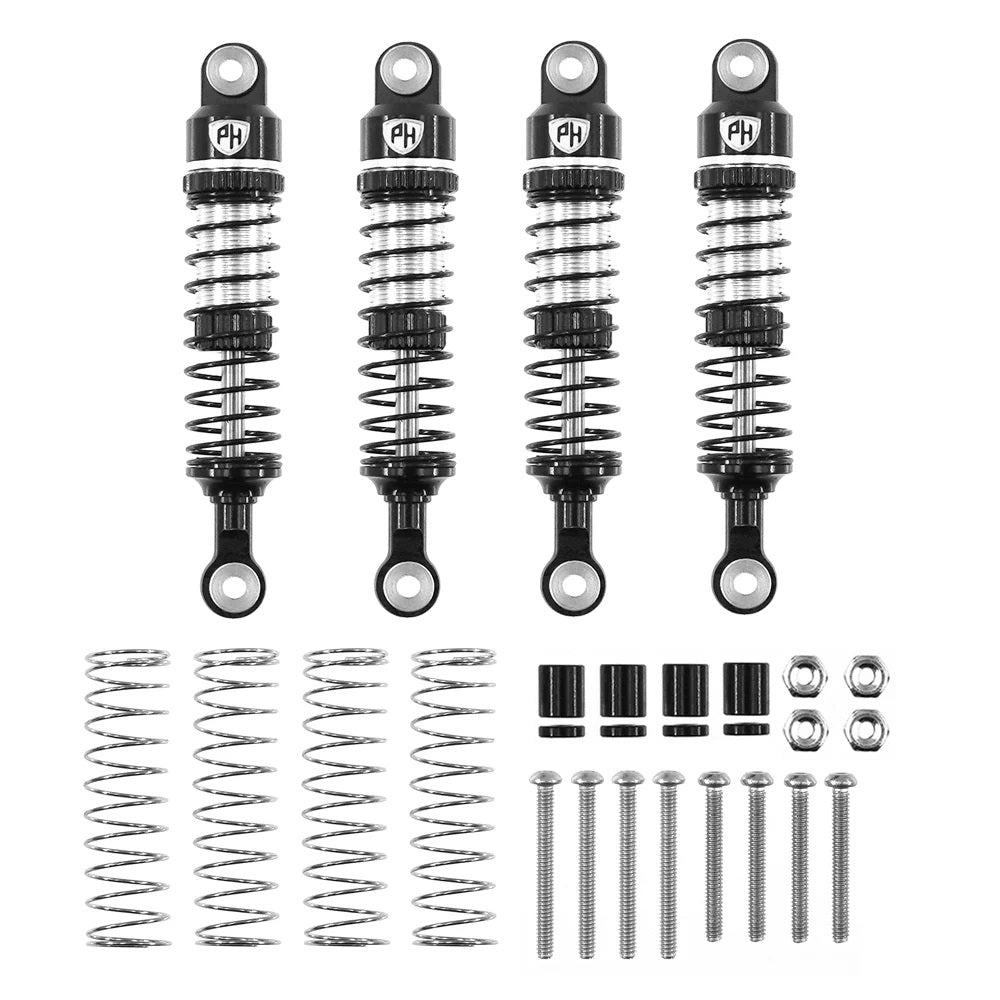 PHB6881	   Power Hobby 53mm Threaded Oil Shocks (4), for 1/18 Redcat Ascent-18  | The RC Shop at Dr Dans
