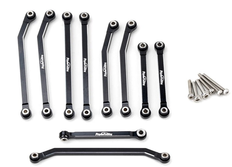 PHB6918	Power Hobby Aluminum High Clearance 4-Link w/ Steering Link, for Redcat Ascent-18