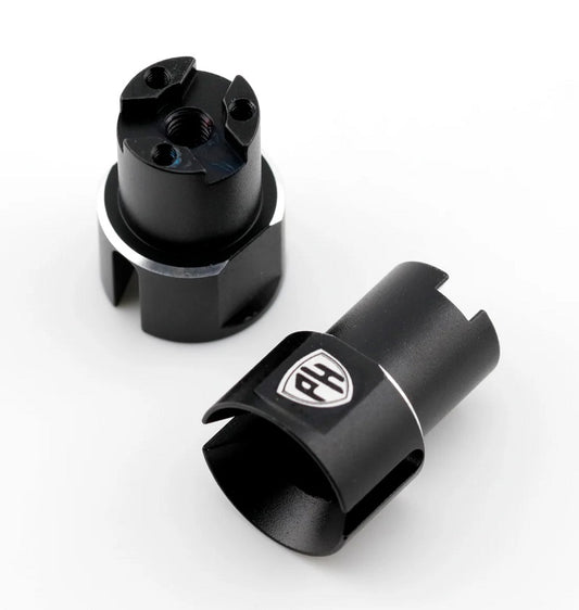 PHB7209BLACK	Power Hobby Aluminum Rear Wheel Shaft, Black, for Kyosho Fazer MK2