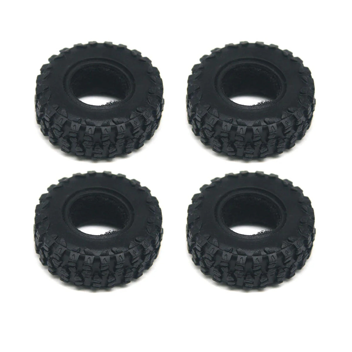 PHB7576    Brass 0.7" Wheels / Tires (4), for Axial SCX30       | The RC Shop at Dr Dans