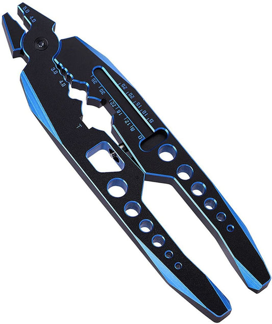 PHBPH2002	Power Hobby BLUE Aluminum Multi-Function Plier Tool Shock Shaft Rod Ball Clamp
