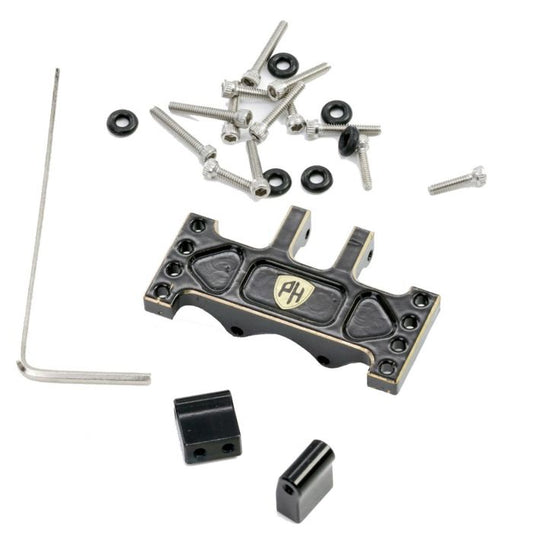 PHBSCX24128	Power Hobby Adjustable Brass Servo Mount for Reef Emaxx 59MG, for Axial SCX24