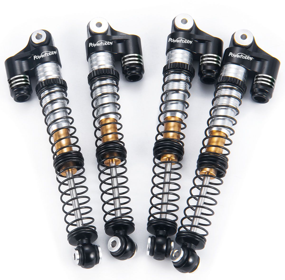 Power Hobby 1/24 Aluminum 58mm Long Travel Shocks, Black, for Axial SCX24 Jeep, Bronco  | The RC Shop at Dr Dans