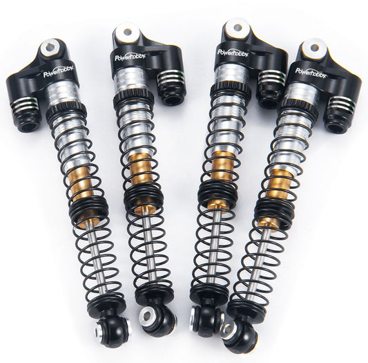 Power Hobby 1/24 Aluminum 58mm Long Travel Shocks, Black, for Axial SCX24 Jeep, Bronco  | The RC Shop at Dr Dans